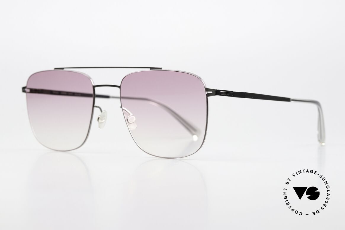 Mykita Yuuto Lessrim Shades 2017-2019, color 232: Shiny Graphite Jelly Pink Gradient lenses, Made for Men