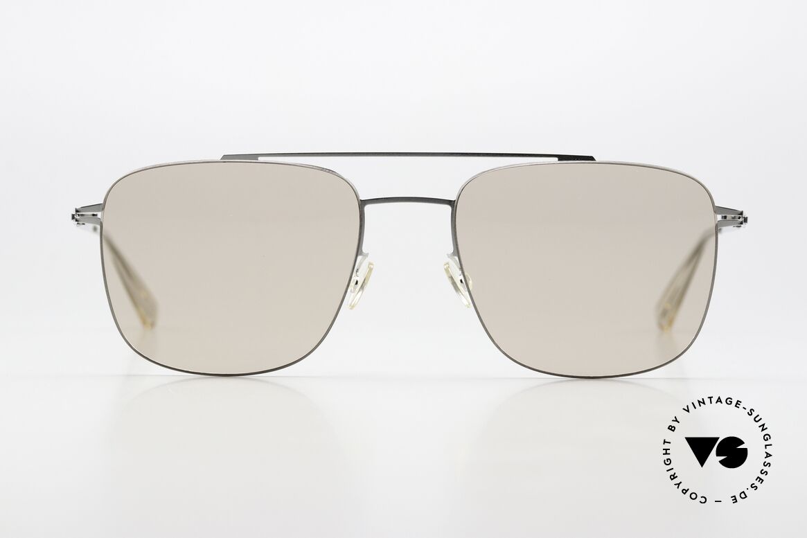 Mykita Yuuto Shiny Silver Soft Brown Solid, sunglasses from the LESSRIM collection (2017-2019), Made for Men