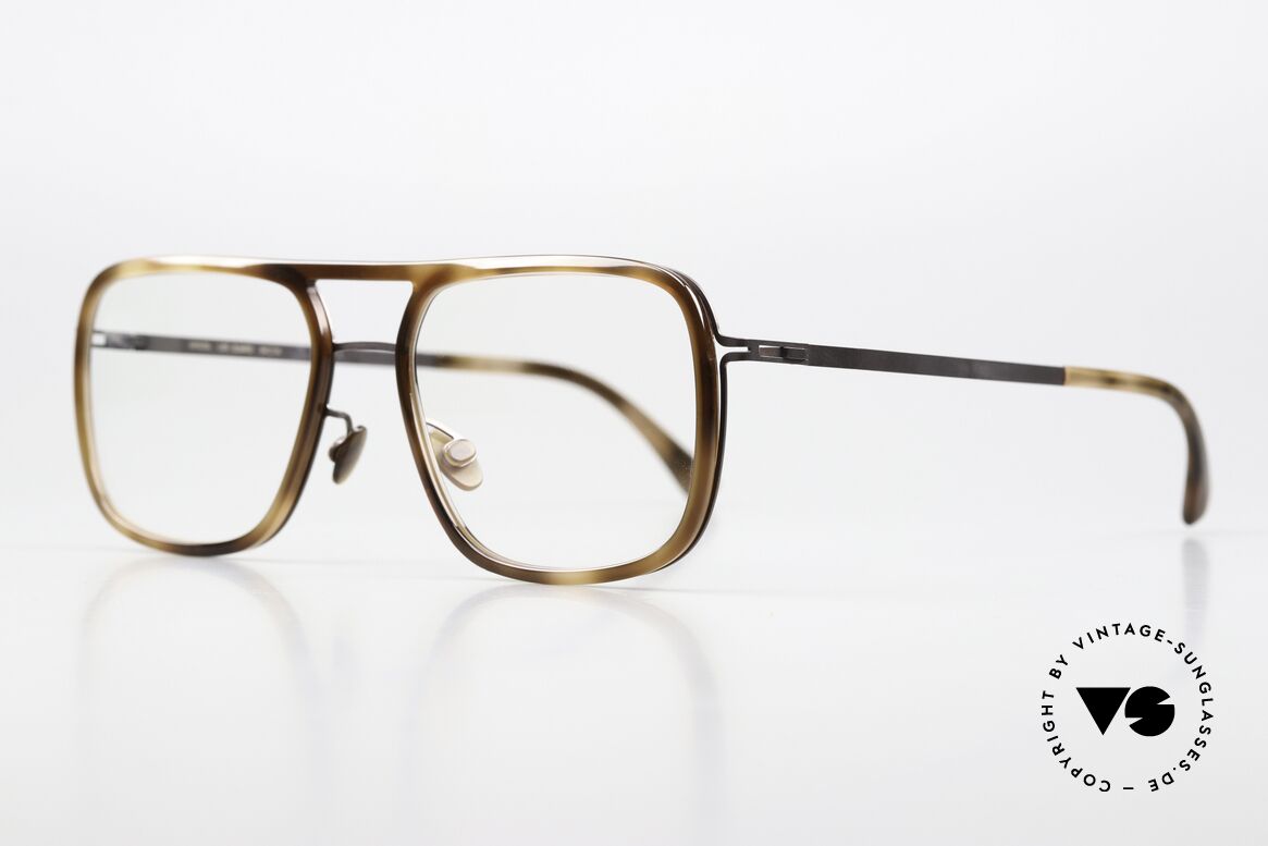 Mykita Elgard Mocca Zanzibar Coloring, acetate inlays with the characteristic Mykita temples, Made for Men