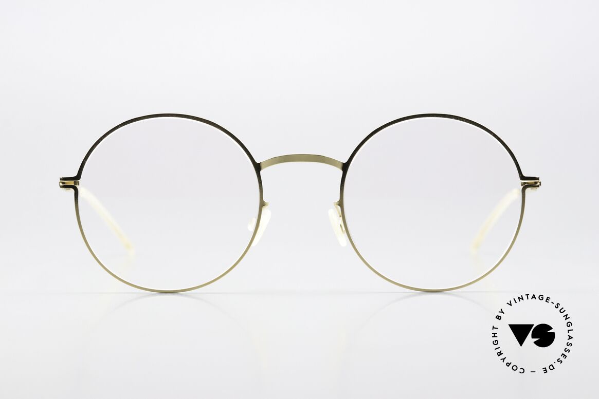 Mykita Pernilla Round Frame Glossy Gold, round frame from the LITE collection (made 2016-18), Made for Women