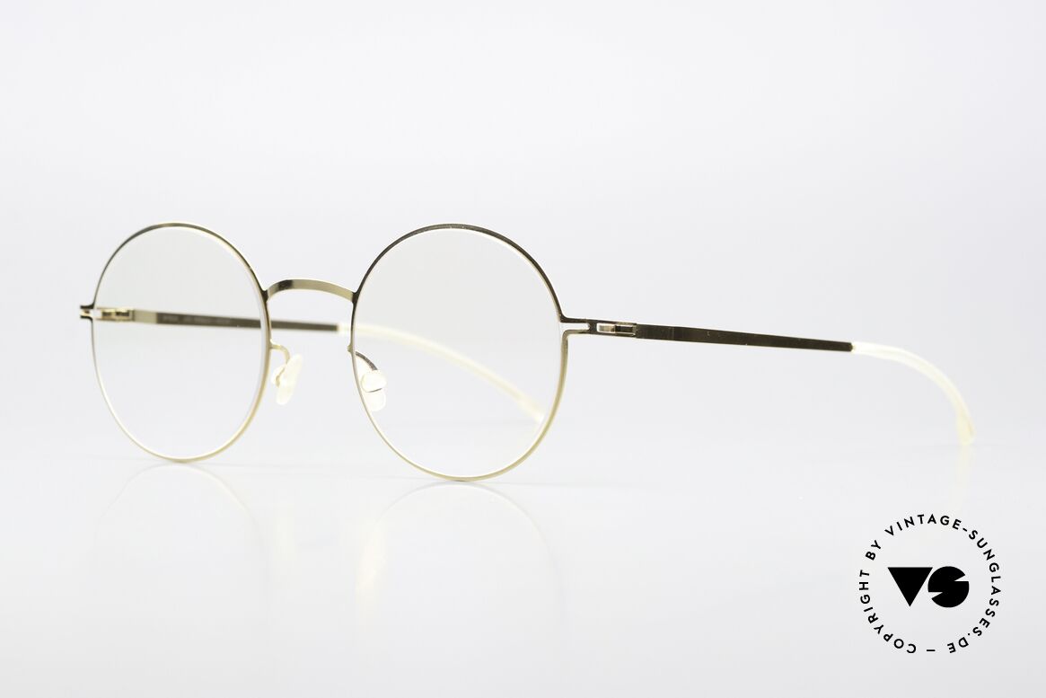 Mykita Pernilla Round Frame Glossy Gold, color code 013: Glossy Gold = timeless ladies eyewear, Made for Women