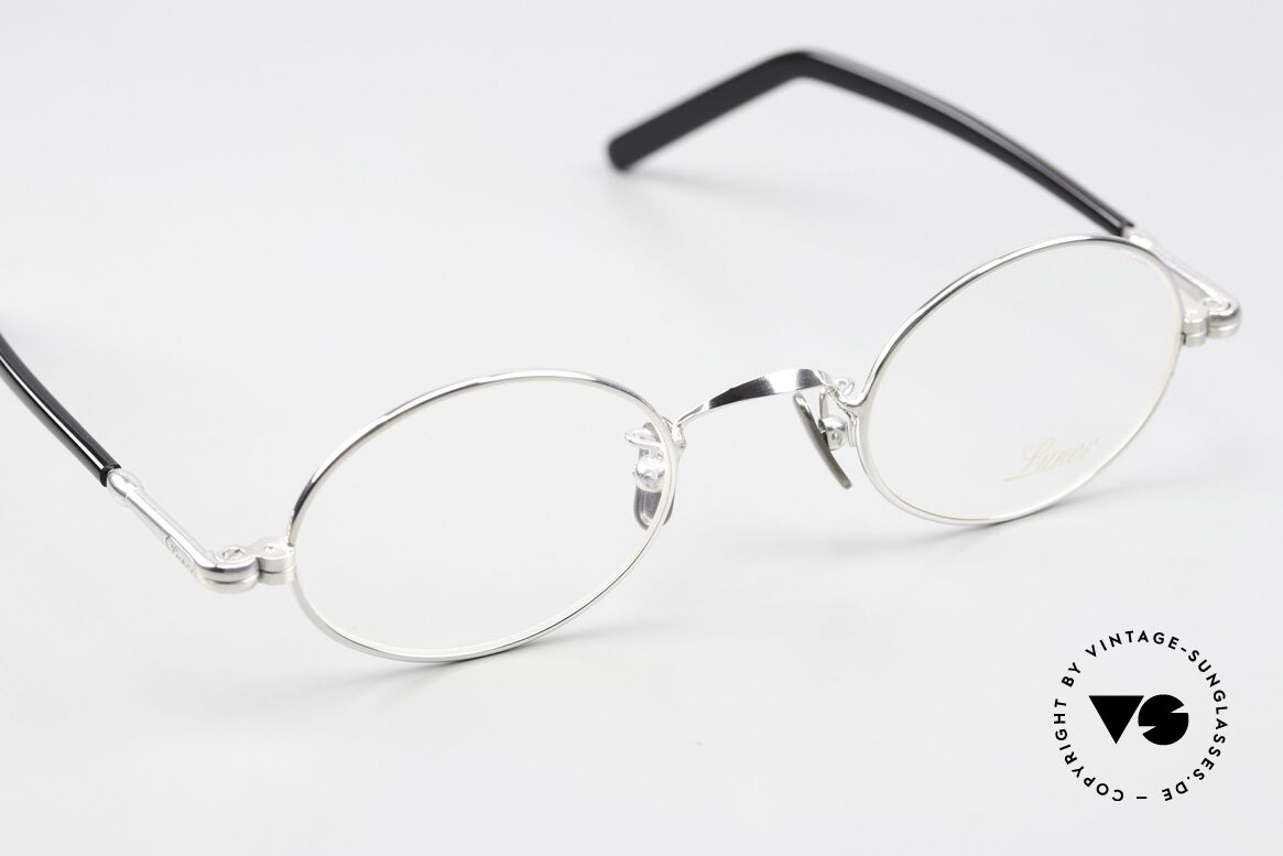 Lunor VA 100 Oval Frame Platinum Plated, unworn (like all our vintage eyewear classics by LUNOR), Made for Men and Women