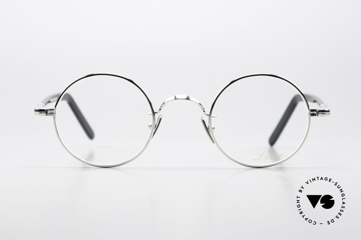Lunor VA 110 Round Frame Platinum, LUNOR: honest craftsmanship with attention to details, Made for Men and Women