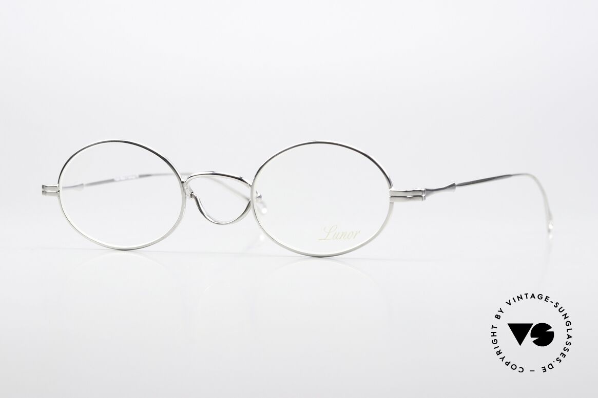 Lunor Swing 33 Oval Oval Frame Swing Bridge, original old LUNOR Swing 33 vintage oval eyeglasses, Made for Men and Women