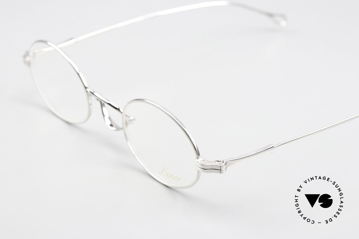 Lunor Swing 33 Oval Oval Frame Swing Bridge, handmade in Germany, TOP-NOTCH QUALITY; vertu!, Made for Men and Women