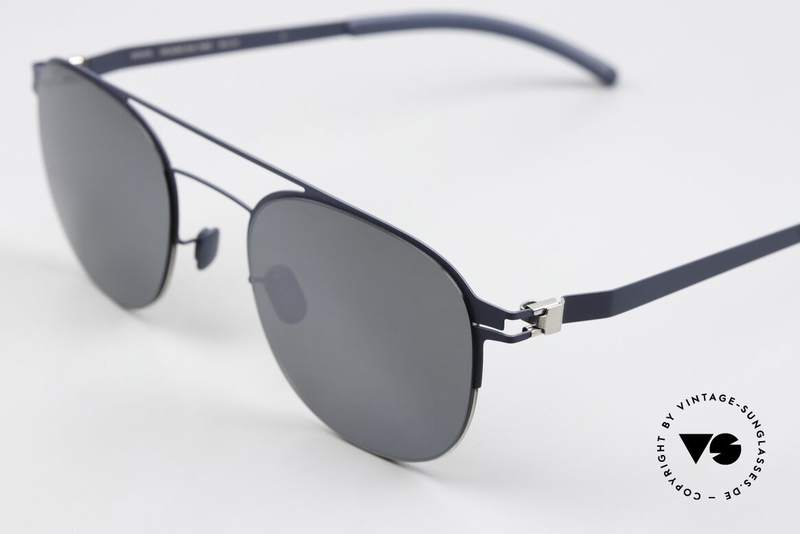 Mykita Park Silver Navy Light Silver Flash, well-known top quality; handmade in Germany, Berlin, Made for Men and Women