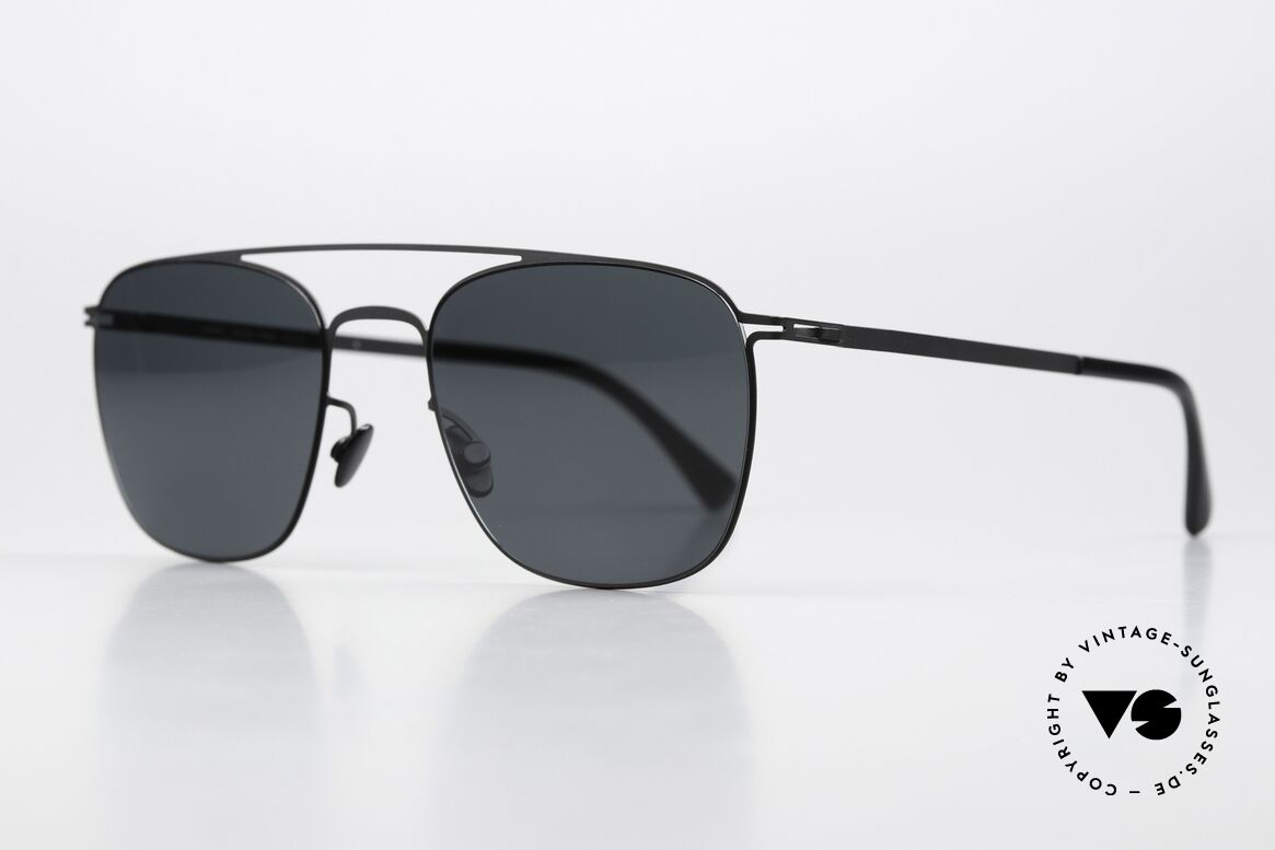 Mykita Torge Classic Sunglasses Black, color code 002 "black", with POLARIZED sun lenses, Made for Men and Women Mykita Torge Classic Sunglasses Black, color code 002 "black", with POLARIZED sun lenses, Made for Men and Women