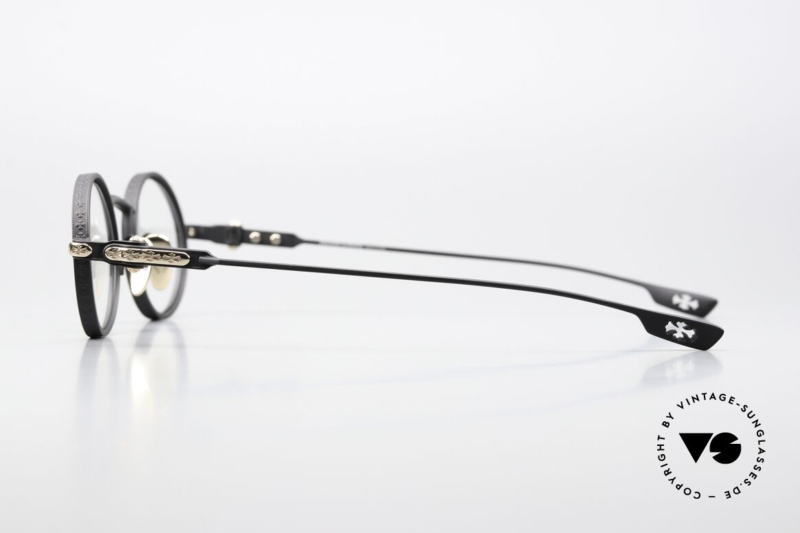 Chrome Hearts Honey Dipped Ozzy Osbourne Style Specs, color MBK-18KGP (18kt GOLD-PLATED), size 48-23, Made for Men and Women
