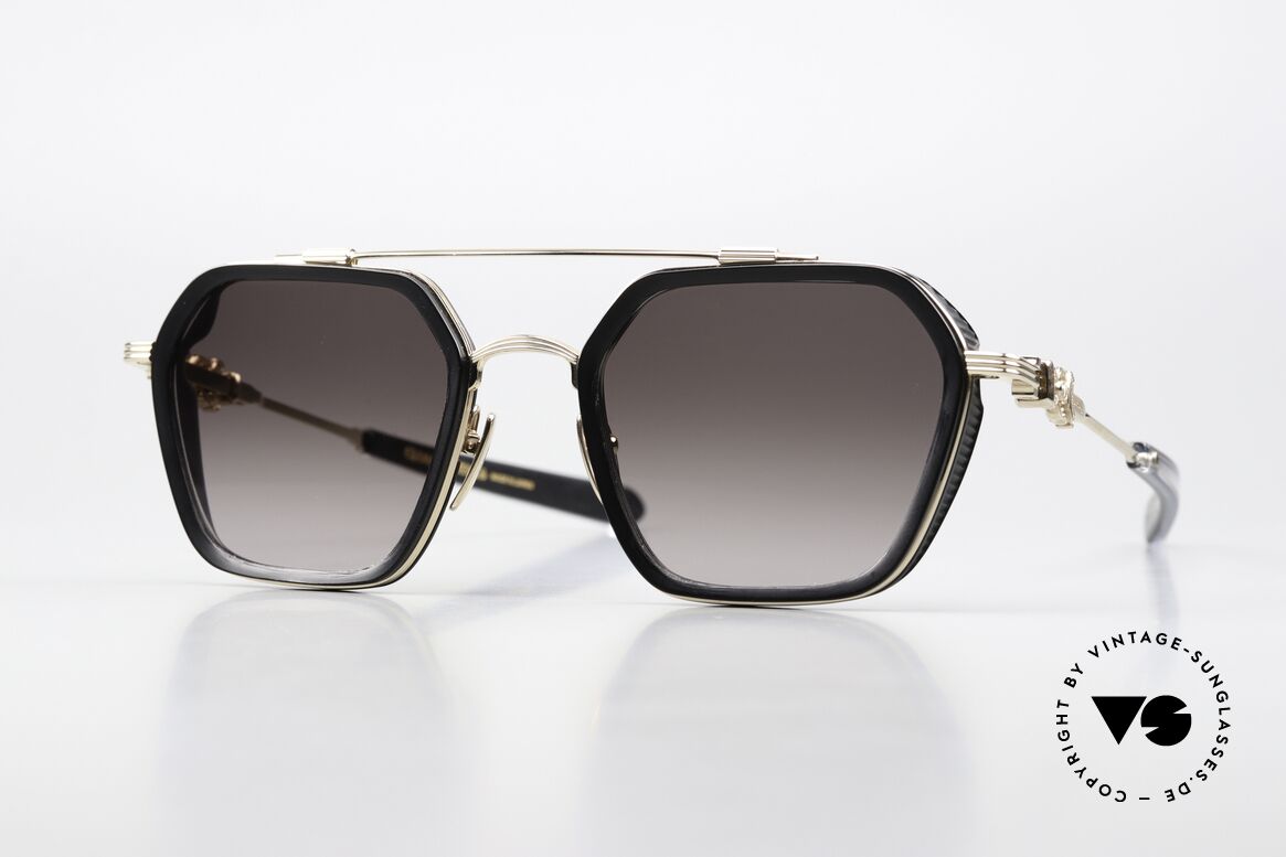 Chrome Hearts Hotation Gold-Plated Titanum Shades, CHROME HEARTS sunglasses, HOTATION, Made for Men and Women