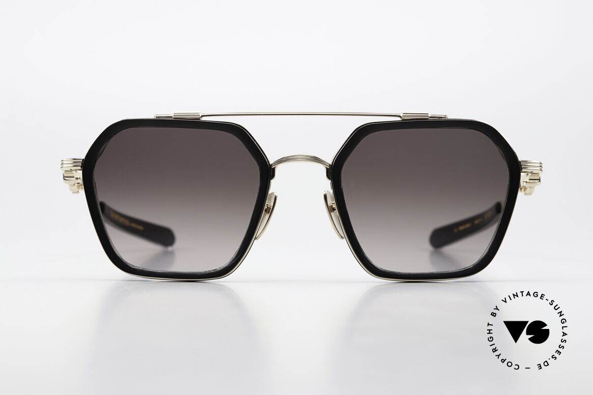 Chrome Hearts Hotation Gold-Plated Titanum Shades, matte black and 18kt gold-plated (MBK/GP), Made for Men and Women