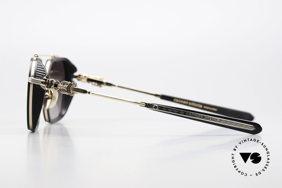 Chrome Hearts Hotation Gold-Plated Titanum Shades, and sexualized Chrome Hearts model name, Made for Men and Women