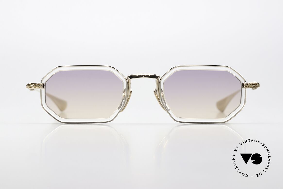 Chrome Hearts Stylida Octagonal Luxury Shades, crystal and 18kt gold-plated (CRYSTAL/GLD), Made for Men and Women