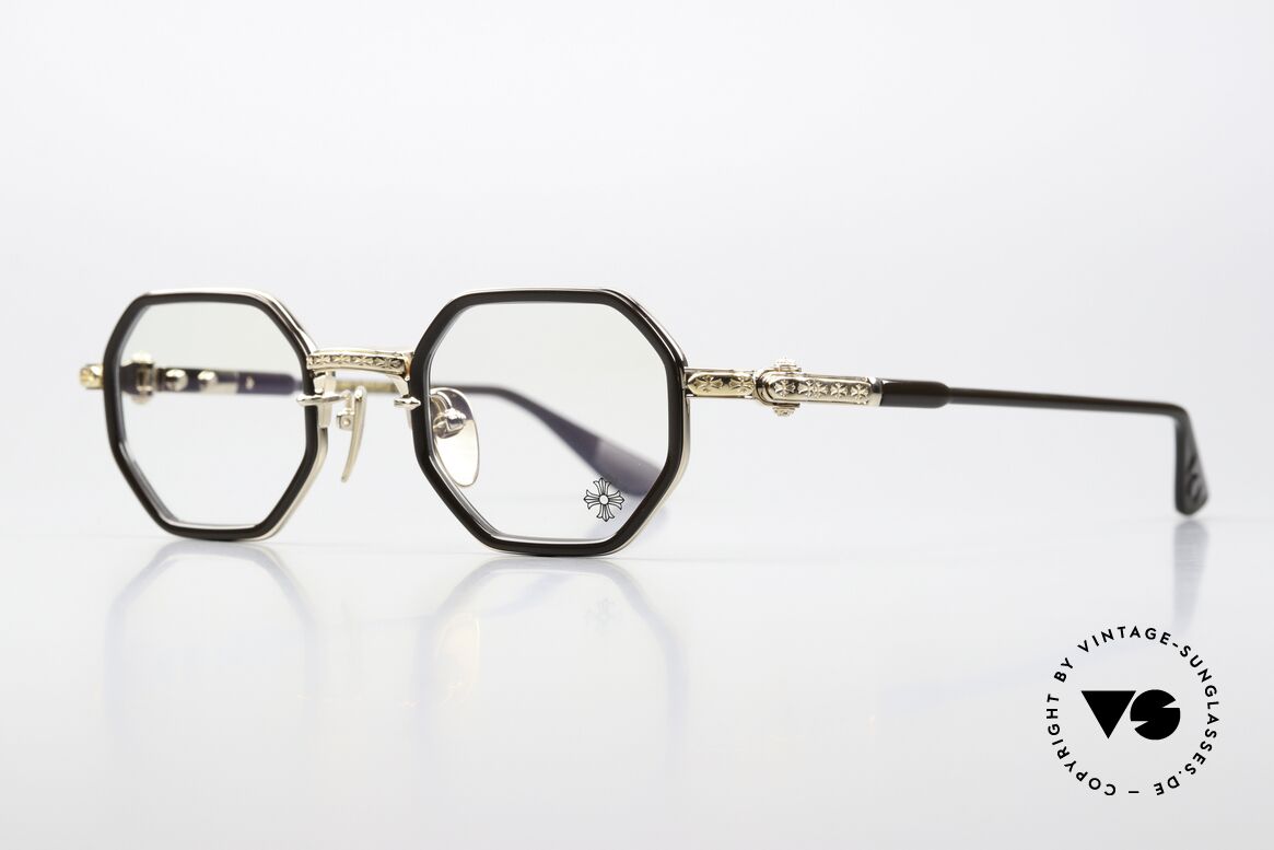 Chrome Hearts Tatters Octagonal Luxury Eyewear, high-quality acetate frame; made in Japan, Made for Men and Women
