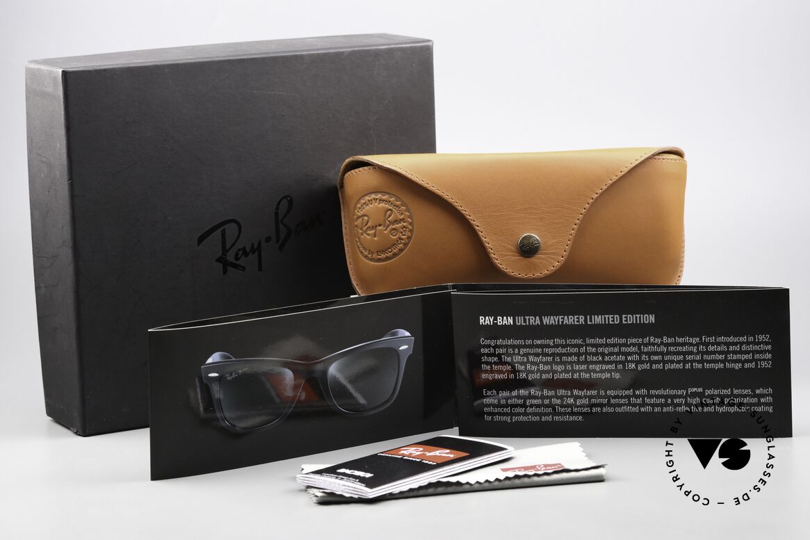 Ray Ban Wayfarer I Ultra Limited Edition 18k Gold, Size: medium, Made for Men and Women