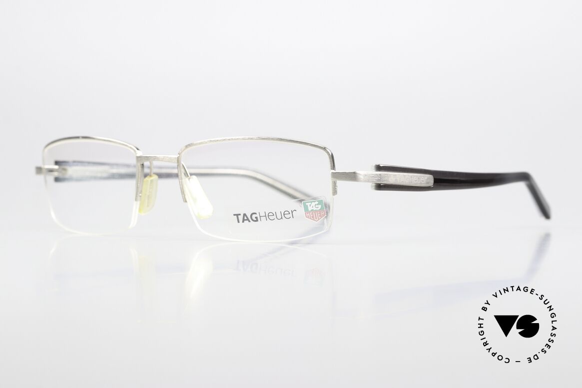 Tag Heuer 8204 Trends Made in France Old Original, polished palladium frame front & acetate temples, Made for Men