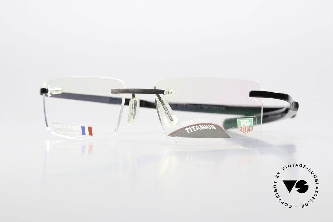 Tag Heuer 0301 Reflex Reflex Metallic Temples, Tag Heuer glasses TH 0301, col. 003, size 50-17, Made for Men
