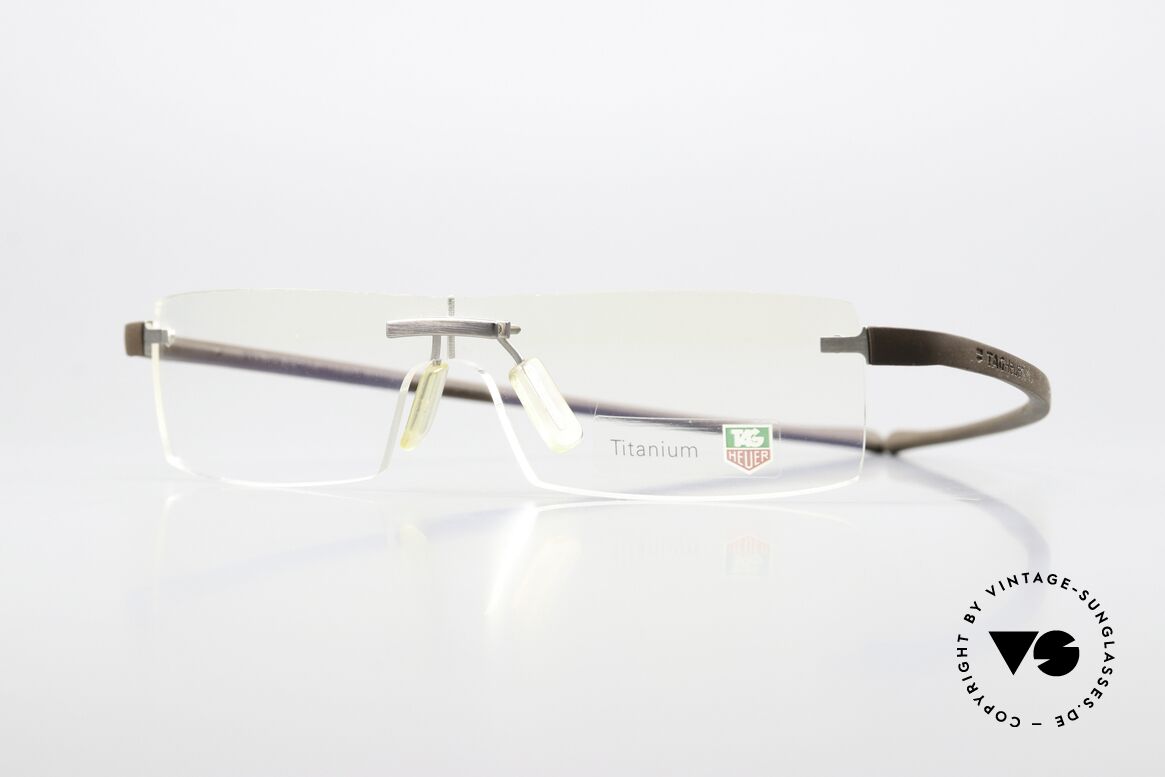 Tag Heuer 3502 Reflex Rimless Sports Eyewear, Tag Heuer eyewear TH 3502, col. 002, size 59-00, Made for Men