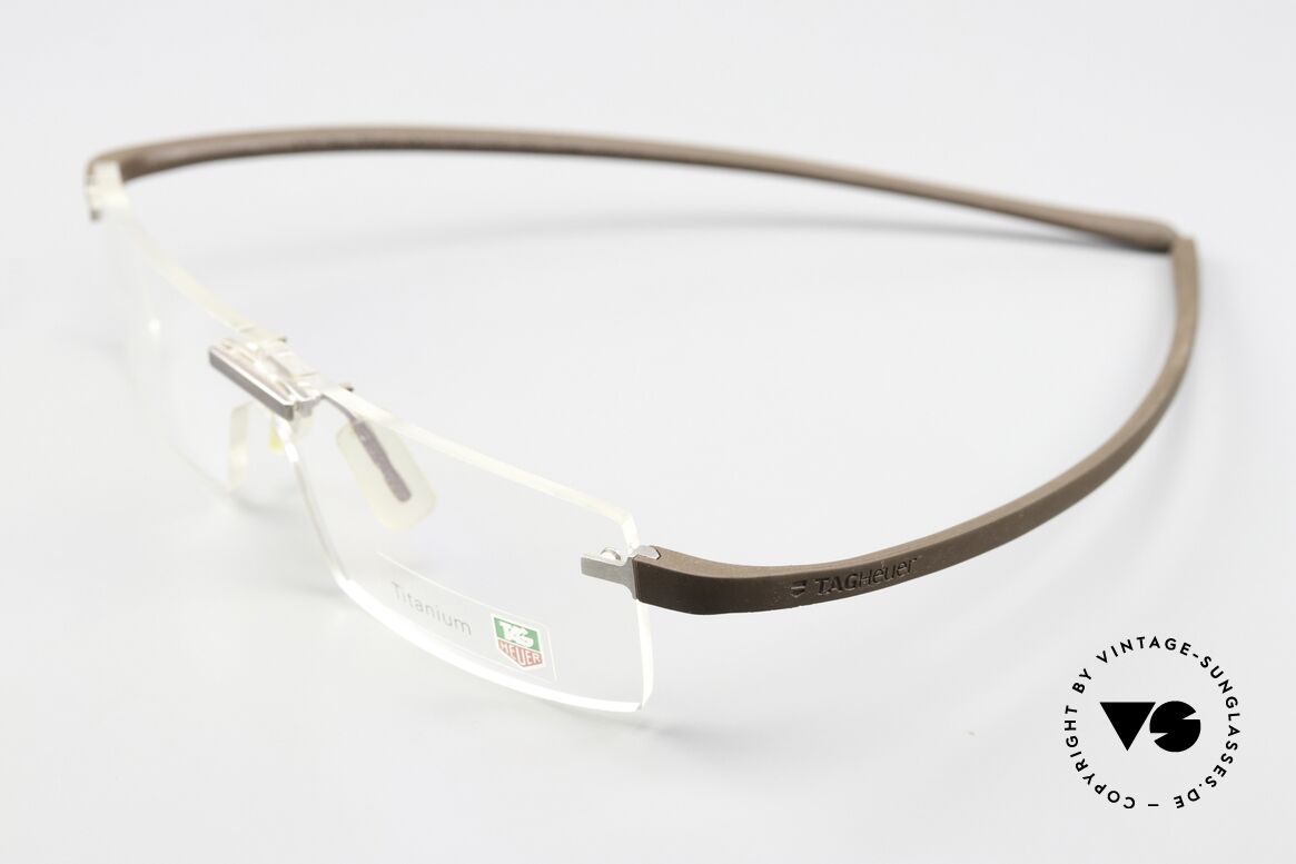 Tag Heuer 3502 Reflex Rimless Sports Eyewear, ideal wearing comfort (temples adapt to the face), Made for Men
