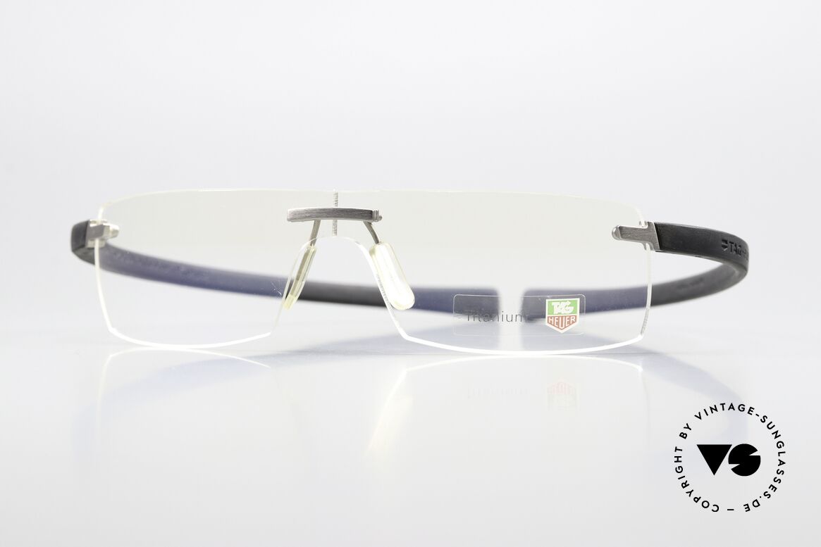 Tag Heuer 3520 Reflex Rimless Made In France, Tag Heuer eyewear TH 3520, col. 001, size 61-00, Made for Men Tag Heuer 3520 Reflex Rimless Made In France, Tag Heuer eyewear TH 3520, col. 001, size 61-00, Made for Men