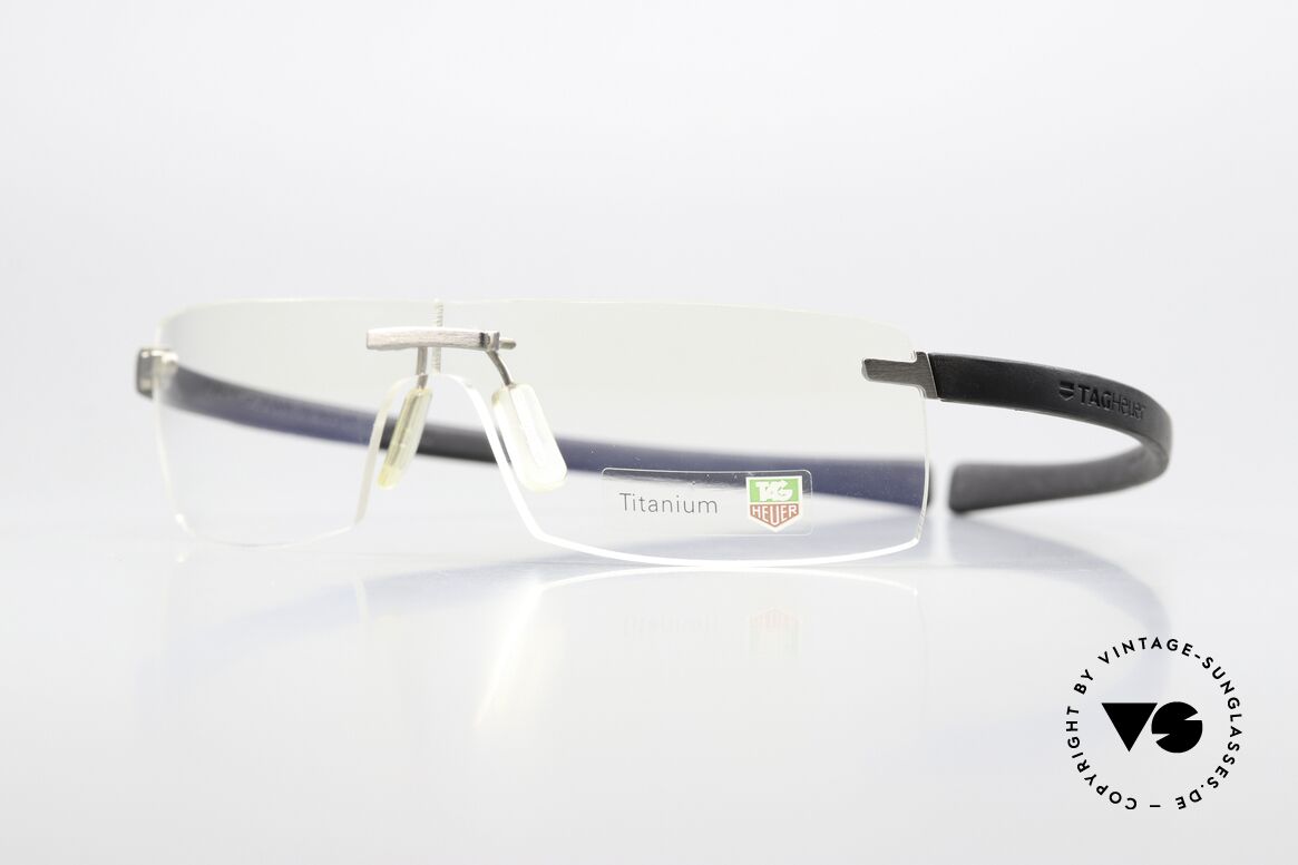Tag Heuer 3520 Reflex Rimless Made In France, with “racing” temples made of elastomer rubber, Made for Men Tag Heuer 3520 Reflex Rimless Made In France, with “racing” temples made of elastomer rubber, Made for Men
