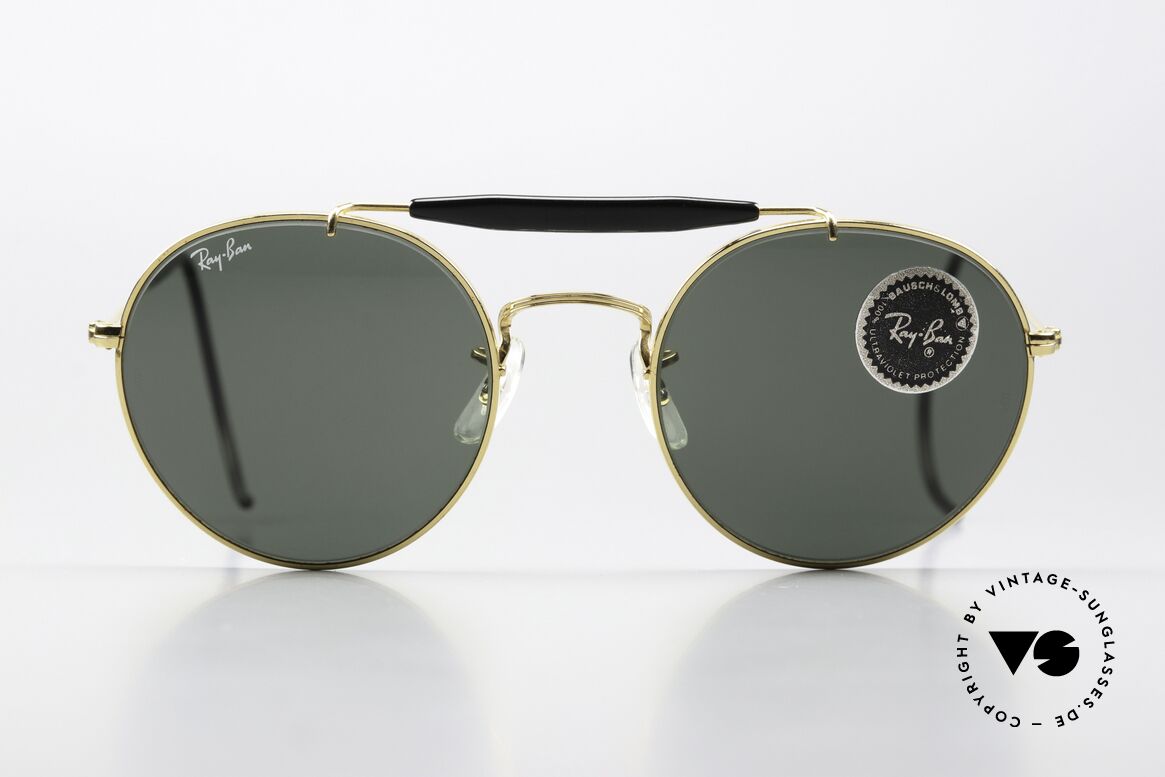 Ray Ban Outdoorsman Round Super Rare Round Version, model Outdoorsman Round, W0920, G-15 lens, Made for Men and Women