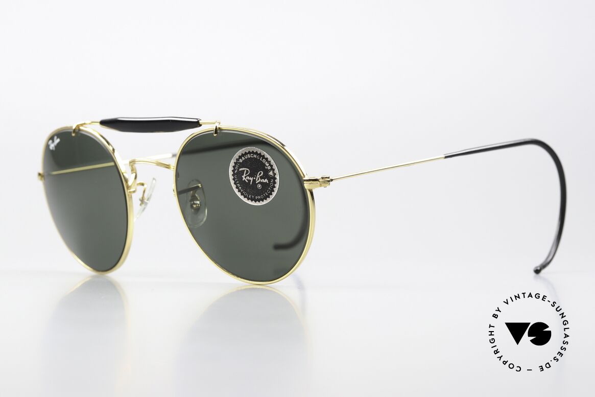 Ray Ban Outdoorsman Round Super Rare Round Version, round version of the Outdoorsman, 52mm size, Made for Men and Women