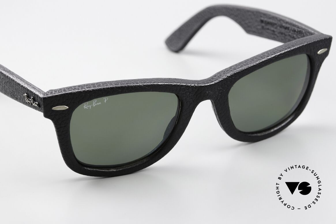 Ray Ban Wayfarer I Leather Genuine Leather Edition, unworn condition (like all our RAY-BAN glasses), Made for Men and Women