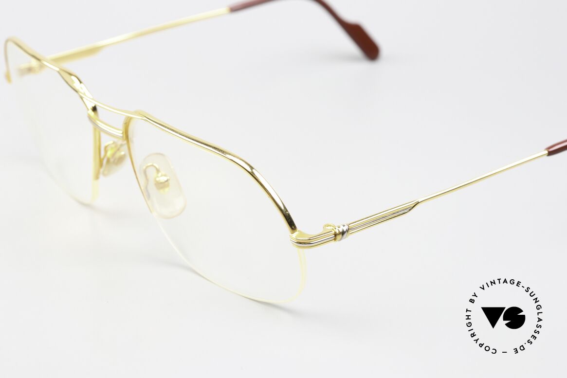 Cartier Orsay - L Half Rim Glasses From 1995, 22ct gold-plated (like all vintage CARTIER frames!), Made for Men