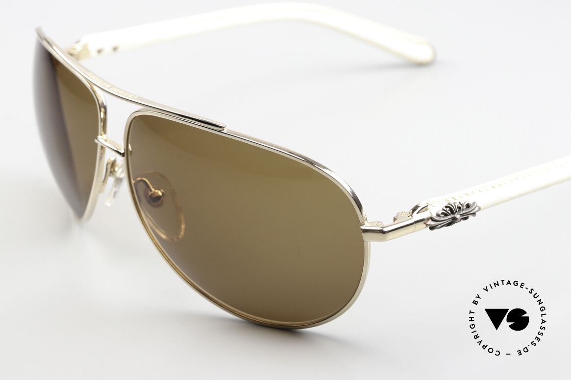 Chrome Hearts Baby Gravy Vulgar Slang Model Name, color GP-WTL = GOLD-PLATED / white leather, Made for Men and Women Chrome Hearts Baby Gravy Vulgar Slang Model Name, color GP-WTL = GOLD-PLATED / white leather, Made for Men and Women