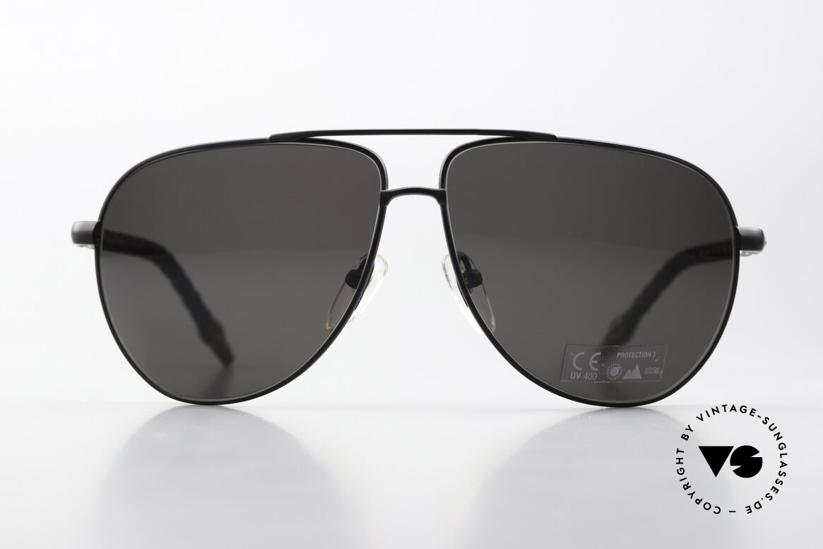 Chrome Hearts Double Dip Leather Shades 2002 Aviator, Chrome Hearts 'Double Dip' shades from 2002, Made for Men and Women