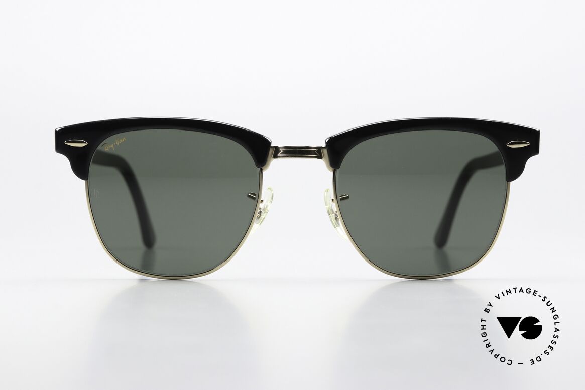 Ray Ban Clubmaster II Large Limited Edition USA B&L, very rare Clubmaster II = LARGE size 52-22, 145, Made for Men Ray Ban Clubmaster II Large Limited Edition USA B&L, very rare Clubmaster II = LARGE size 52-22, 145, Made for Men
