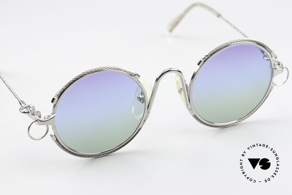 Jean Paul Gaultier 56-0176 Rihanna Piercing Sunglasses, worn by musician Rihanna in concert (just google it!), Made for Men and Women
