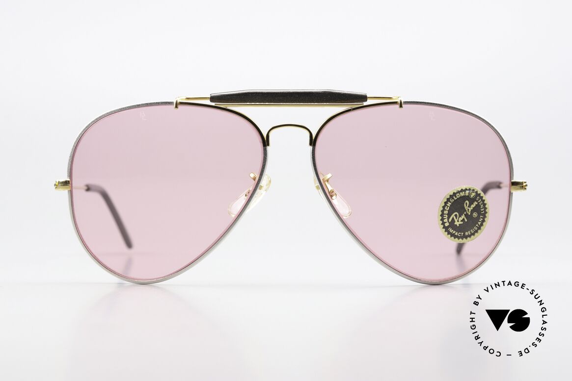 Ray Ban Outdoorsman II Precious Changeable Pink, rare 'Precious Metals' special edition; 62mm size, Made for Men and Women Ray Ban Outdoorsman II Precious Changeable Pink, rare 'Precious Metals' special edition; 62mm size, Made for Men and Women
