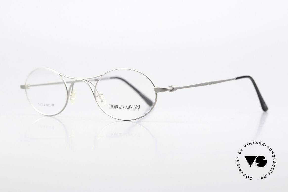 Giorgio Armani 229 AR5027 Refined Reissue Titanium, one of the most wanted G. Armani models, worldwide, Made for Men and Women