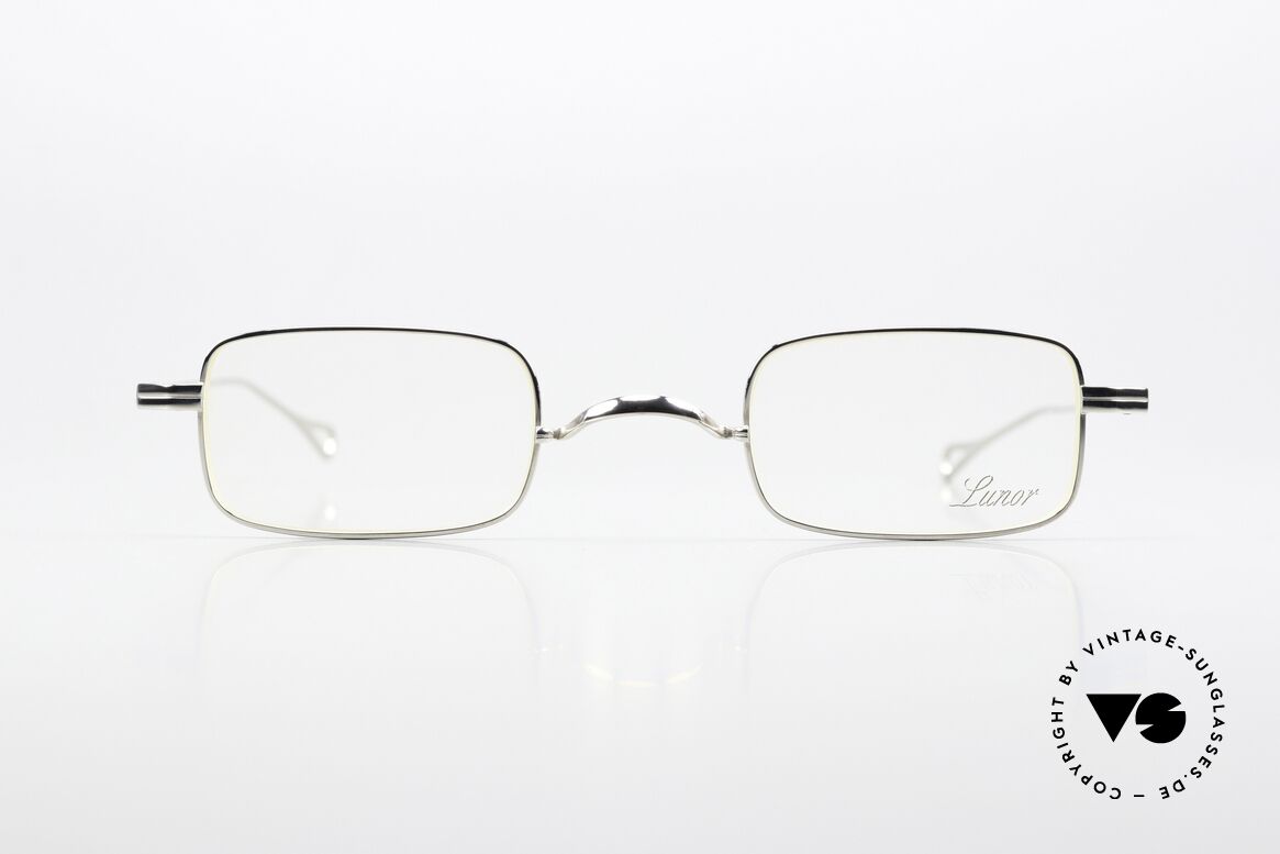 Lunor T3-E-MT PP Square Titan Frame Platinum, lightweight and very comfortable (MADE IN JAPAN), Made for Men