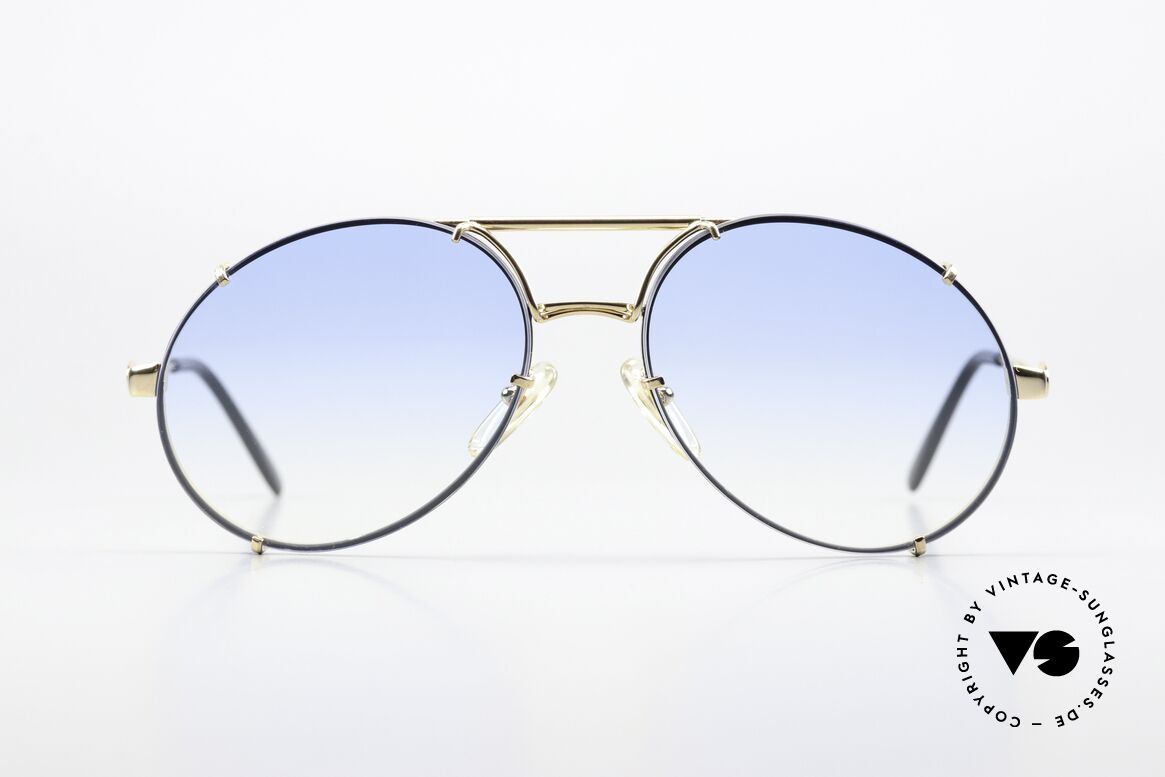 Bugatti 65822 80's Frame With Extra Lenses, large frame (size 56mm) with interchangeable lenses, Made for Men Bugatti 65822 80's Frame With Extra Lenses, large frame (size 56mm) with interchangeable lenses, Made for Men