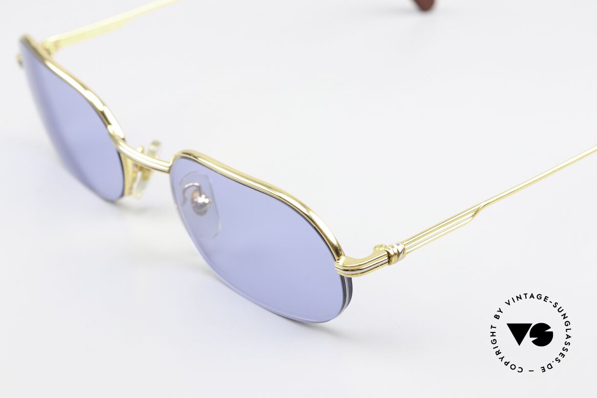 Cartier Ascot Semi Rimless 90's Shades, lightweight & flexible (thanks to a semi rimless frame), Made for Men and Women Cartier Ascot Semi Rimless 90's Shades, lightweight & flexible (thanks to a semi rimless frame), Made for Men and Women