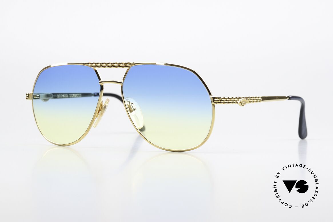 Bugatti EB502 - S Yellow Gold Luxury Frame, vintage Bugatti designer sunglasses from the mid. 1990's, Made for Men and Women Bugatti EB502 - S Yellow Gold Luxury Frame, vintage Bugatti designer sunglasses from the mid. 1990's, Made for Men and Women