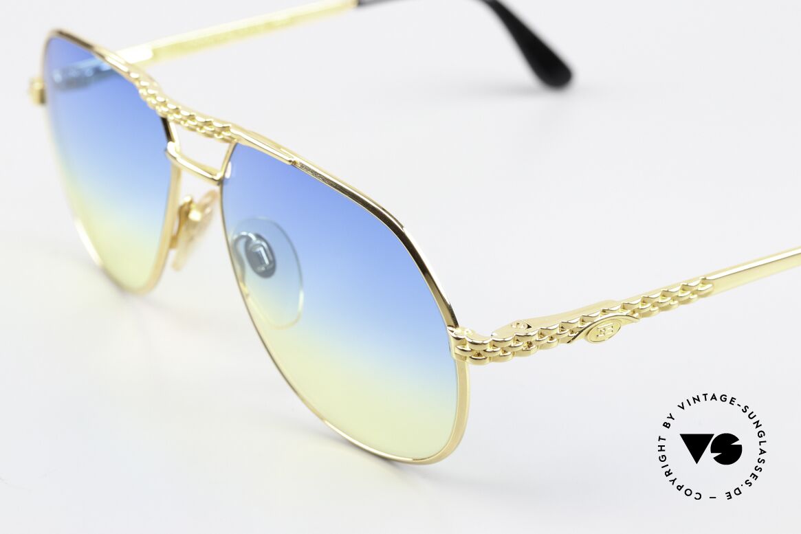 Bugatti EB502 - S Yellow Gold Luxury Frame, yellow gold-plated aviator/pilot frame in "S" SIZE (57-14), Made for Men and Women Bugatti EB502 - S Yellow Gold Luxury Frame, yellow gold-plated aviator/pilot frame in "S" SIZE (57-14), Made for Men and Women