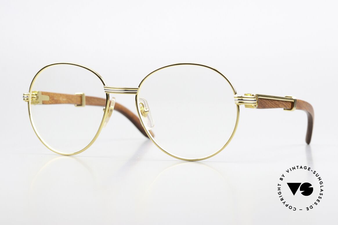 Cartier Bagatelle 90's Luxury Wood Eyewear, rare, precious woods CARTIER vintage eyeglass-frame, Made for Men and Women Cartier Bagatelle 90's Luxury Wood Eyewear, rare, precious woods CARTIER vintage eyeglass-frame, Made for Men and Women