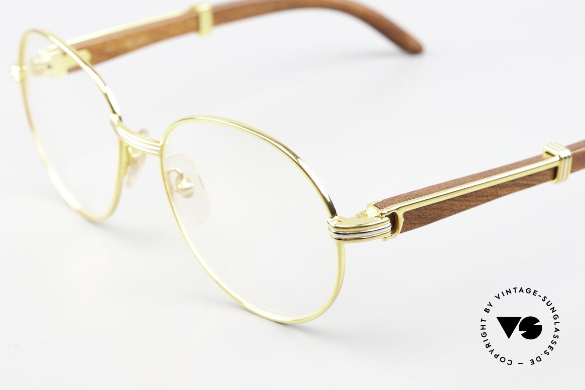 Cartier Bagatelle 90's Luxury Wood Eyewear, model of the legendary 'PRECIOUS WOOD' collection, Made for Men and Women Cartier Bagatelle 90's Luxury Wood Eyewear, model of the legendary 'PRECIOUS WOOD' collection, Made for Men and Women