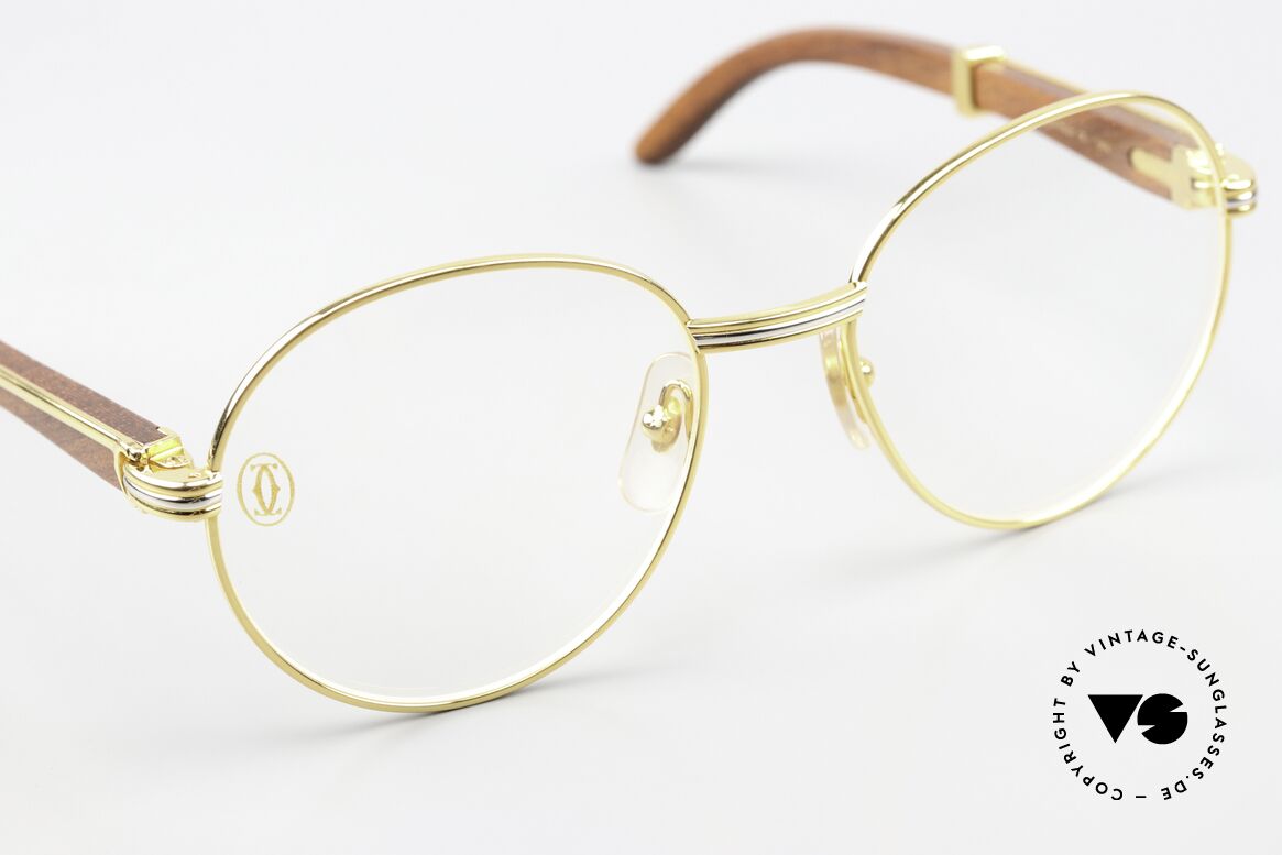 Cartier Bagatelle 90's Luxury Wood Eyewear, incl. full orig. Cartier packing (true collector's item), Made for Men and Women Cartier Bagatelle 90's Luxury Wood Eyewear, incl. full orig. Cartier packing (true collector's item), Made for Men and Women