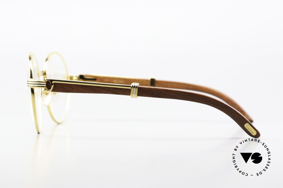 Cartier Bagatelle 90's Luxury Wood Eyewear, Size: small, Made for Men and Women Cartier Bagatelle 90's Luxury Wood Eyewear, Size: small, Made for Men and Women