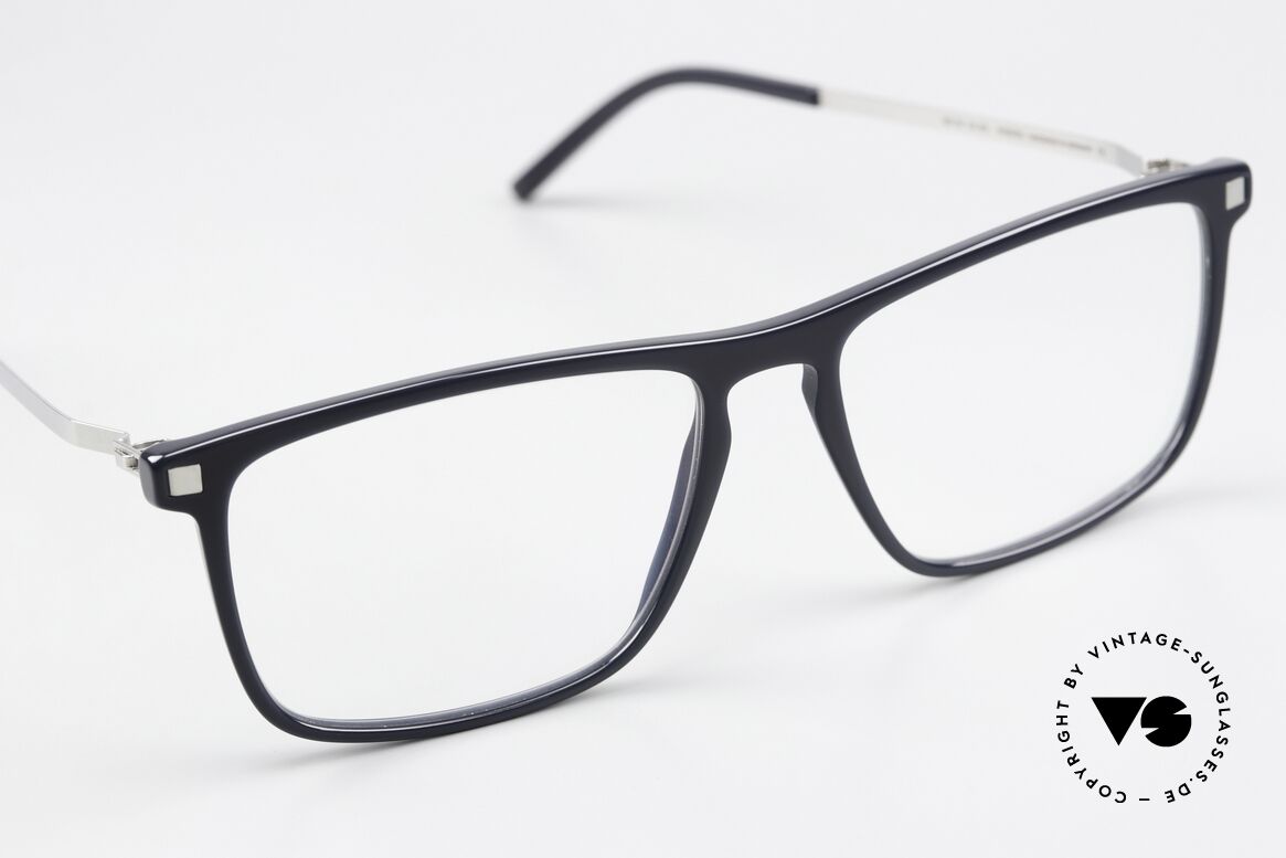 Mykita Arvik Dark Blue / Shiny Silver, frame can be glazed with prescriptions or sun lenses, Made for Men and Women Mykita Arvik Dark Blue / Shiny Silver, frame can be glazed with prescriptions or sun lenses, Made for Men and Women