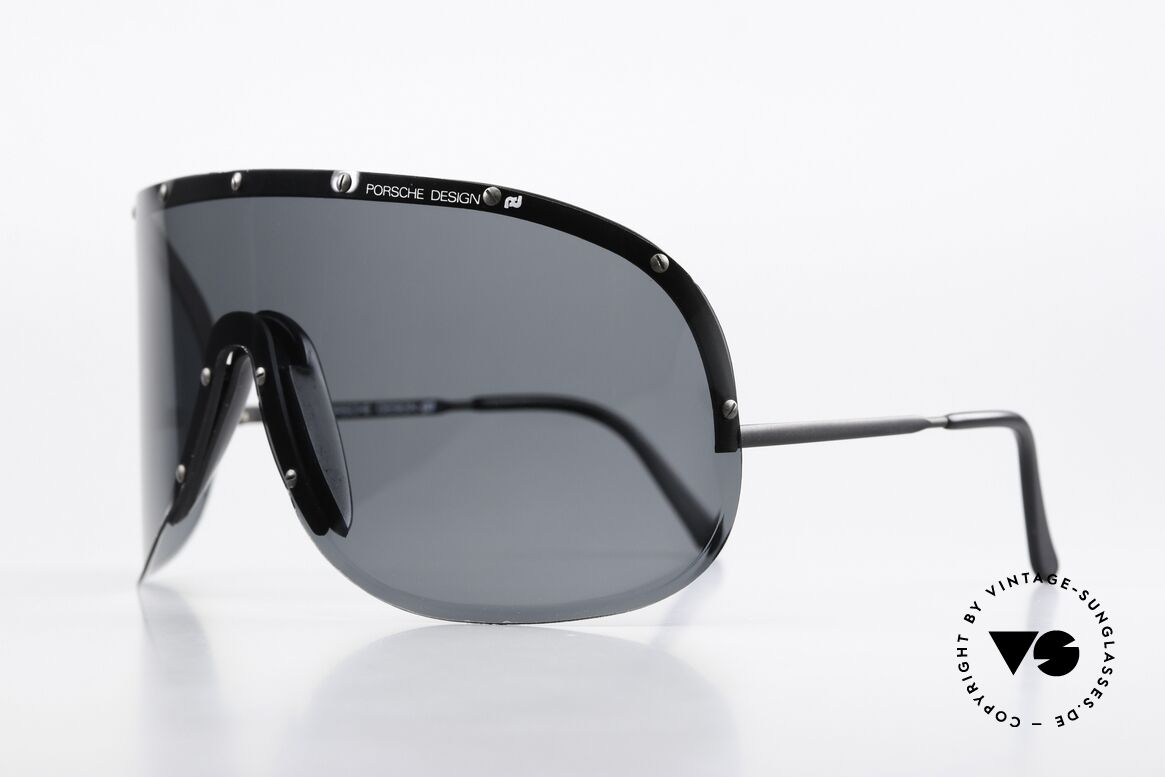 Porsche 5620 Yoko Ono Shades Black 1981, worn by Yoko Ono ("Rolling Stone" magazine cover, 1981), Made for Men and Women