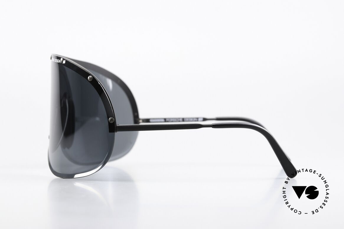 Porsche 5620 Yoko Ono Shades Black 1981, originally produced as 'sports glasses' (polarized shades), Made for Men and Women