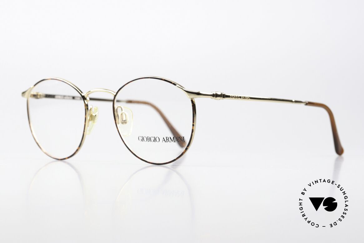 Giorgio Armani 132 47mm Old Panto Eyewear Small, true 'gentlemen glasses' in tangible premium-quality, Made for Men