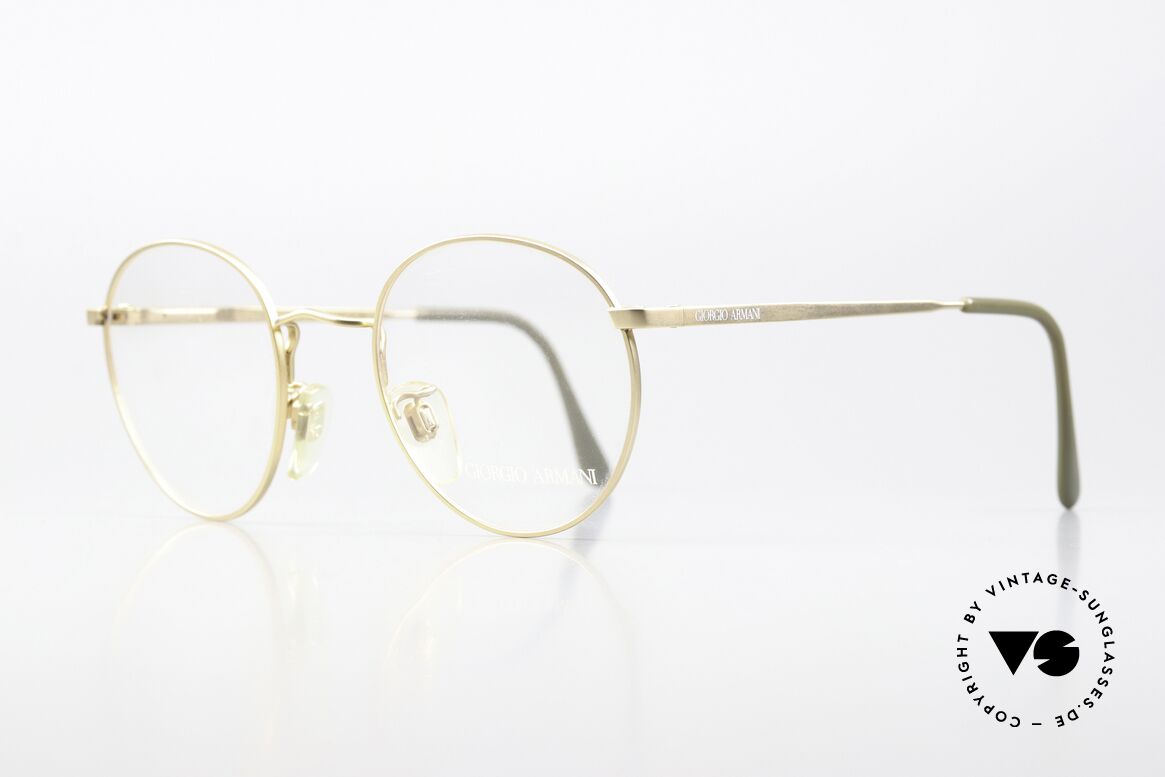 Giorgio Armani 201 47mm Vintage Specs 90's Unisex, a timeless 1990's model with flexible spring hinges, Made for Men and Women