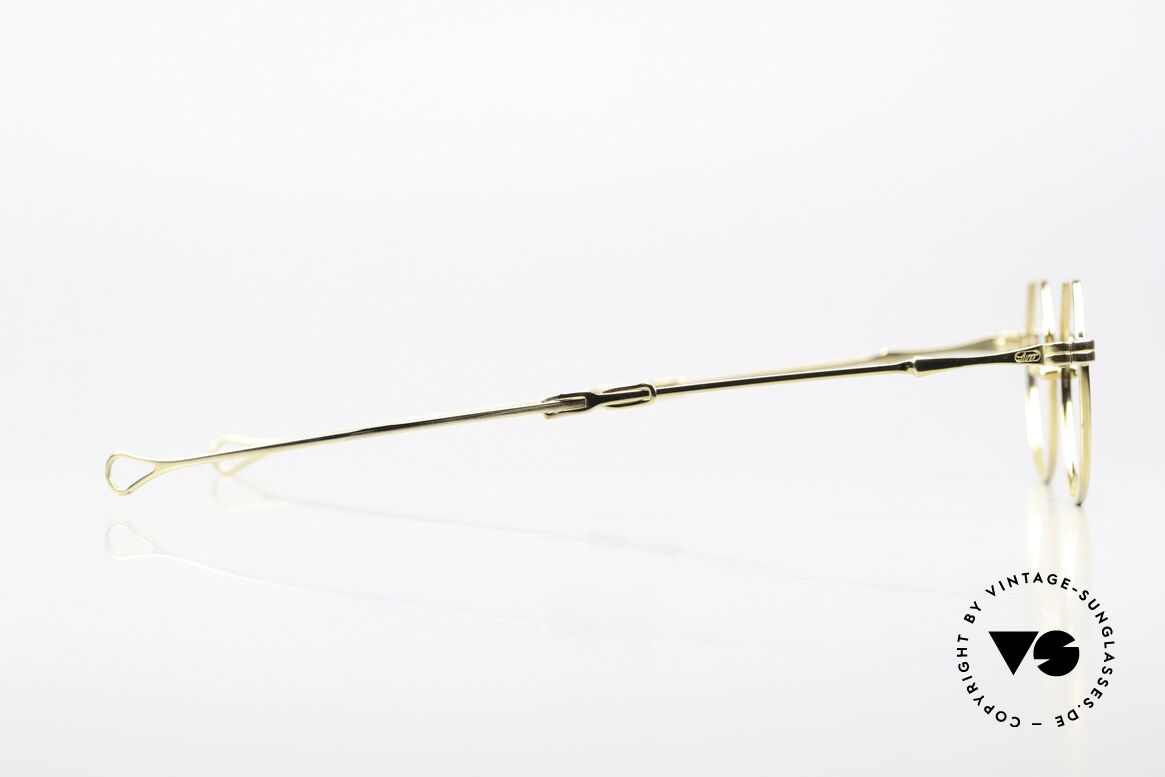 Lunor I 18 Telescopic Sliding Temples Yellow Gold, Size: extra small, Made for Men and Women