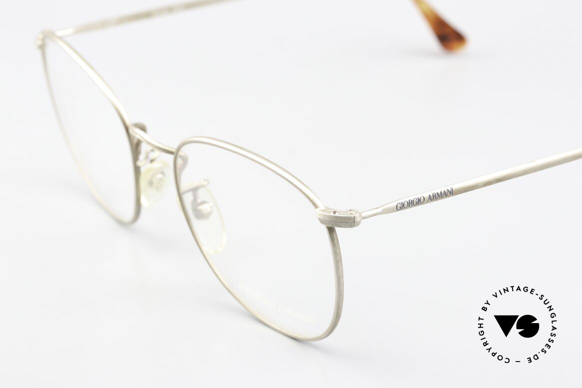 Giorgio Armani 130 Very Interesting Color Code, depending on the light, it appears 'silver' or 'pale gold', Made for Men and Women